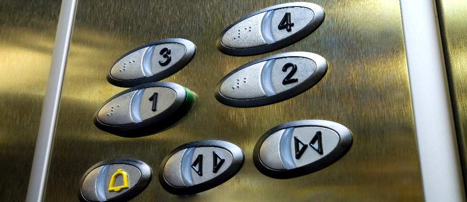 Botões do elevador