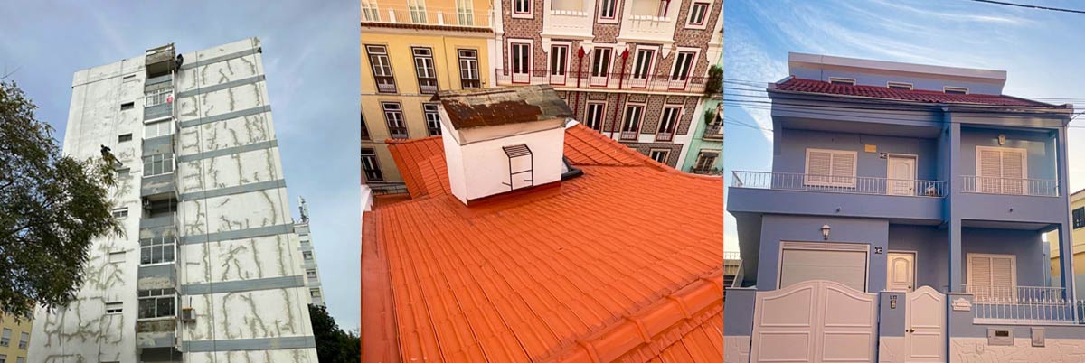 Imagens de obras da InfoImperio